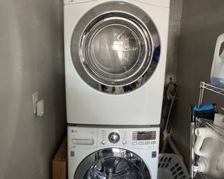 LG Front-Load Washer and Dryer Stacked Set