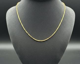 14K Italian Gold Chain Necklace