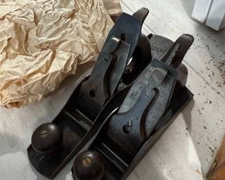 Vintage Stanley Hand Planes and Rockwell Wood Turning Tools in Chest
