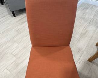 Solid Wood Dining Table and 6 Upholstered Chairs