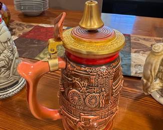 1989 Avon Tribute to American Firefighters Beer Stein
