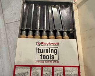 Vintage Stanley Hand Planes and Rockwell Wood Turning Tools in Chest