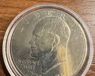 1976 Eisenhower Bicentennial Silver Dollar