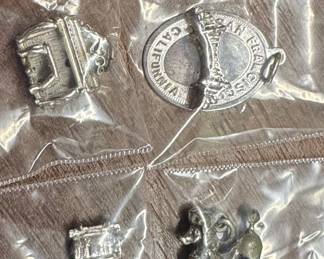 Vintage Silver-Tone Charm Collection