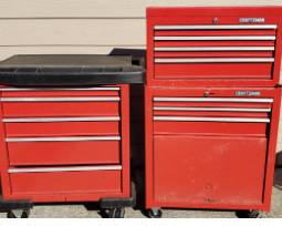 Craftsman Red Steel Tool Storage Set