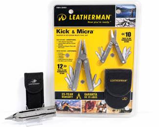 Factory sealed Leatherman Kick & Micra Multi-Tool Set & More
