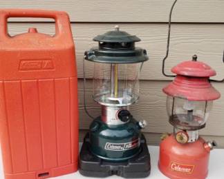 Vintage Coleman, The Powerhouse & A 1960s 200A Lantern Duo