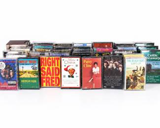 Vintage Mixed Genre Cassette Tape Collection