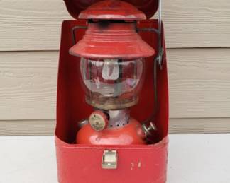 Vintage Coleman 200A Lantern with Original Pyrex Globe