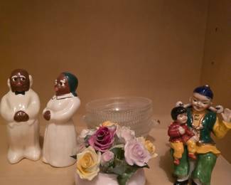 VINTAGE/COLLECTIBLE CERAMIC FIGURAL PIECES
