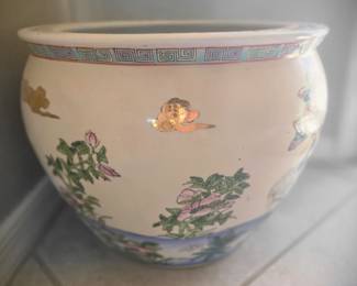 ORIENTAL STYLE CERAMIC PLANT POT