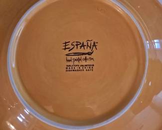 SPANISH POTTERY CERAMIC PLATE