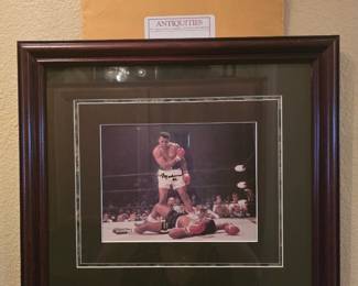 FRAMED MUHAMMAD ALI BOXING PRINT
