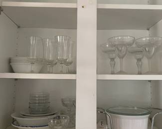 glassware and dishes