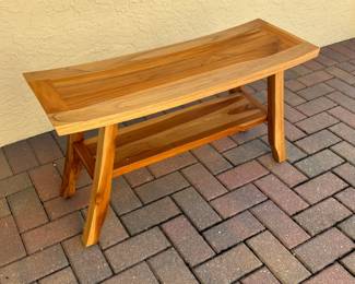 Teak bench