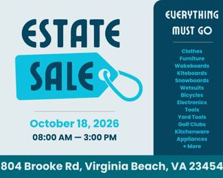 Pink and Navy Bold Garage Sale Yard Sign