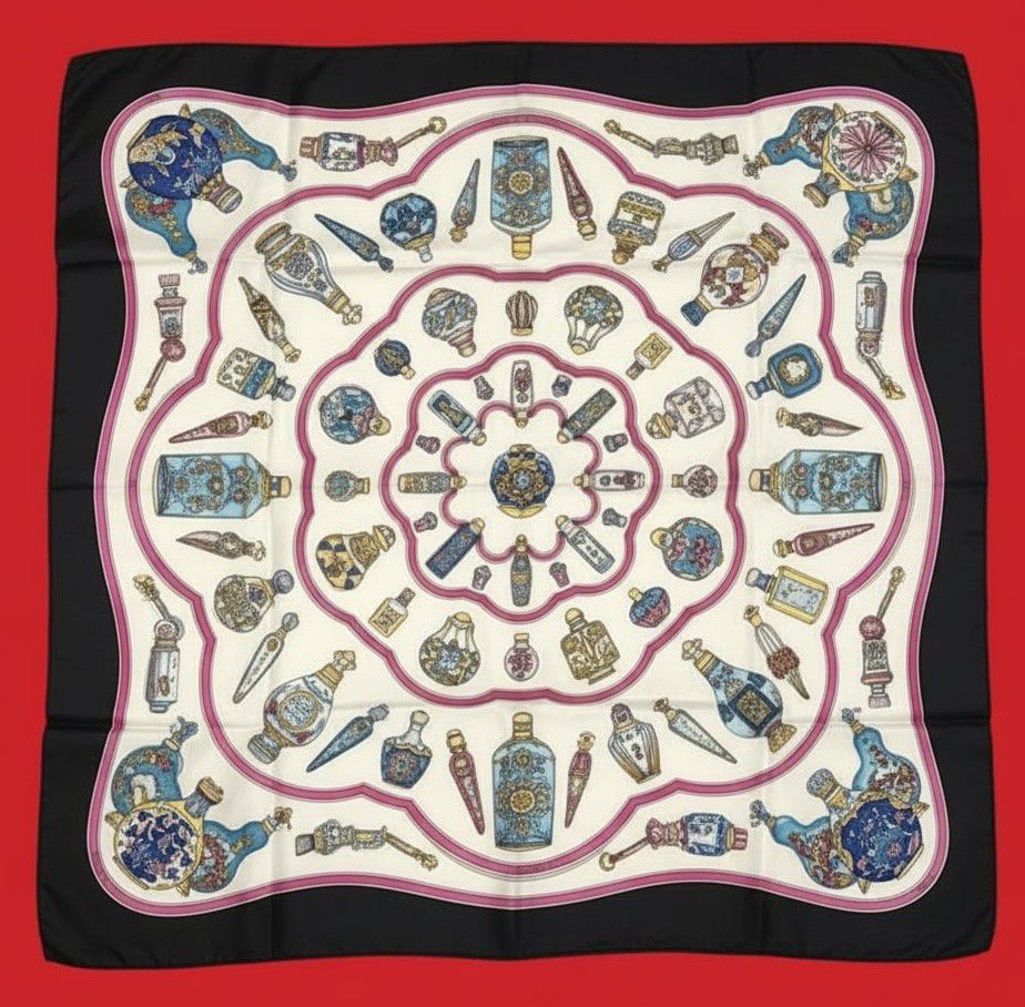 Hermès 'Qu'importe le Flacon' Silk Scarf