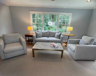 Crate & Barrel Living Room Set