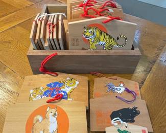 Japanese Ema Votive Plaques