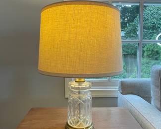 Cut Crystal Table Lamp