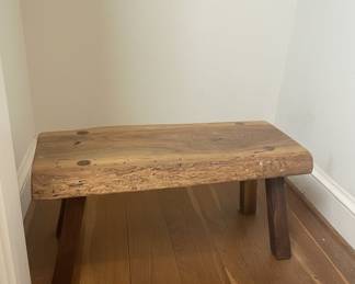 Live Edge Wooden Stool