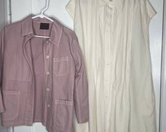 VΓ©tra Jacket and Uniqlo Dress