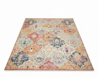 Safavieh Crystal Collection Distressed Medallion Area Rug
