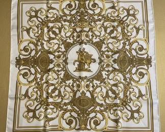 Hermès Les Tuileries Silk Scarf