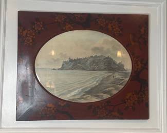 Japanese Lacquerware Landscape Wall Art