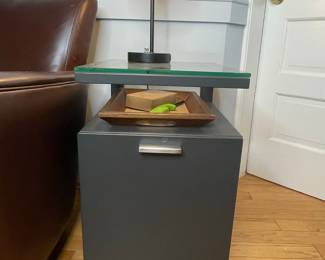 Modernist Two-Tiered Accent Table