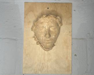 Plaster Life Mask Wall Art