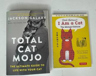 Cat-Themed Books: I Am a Cat and Total Cat Mojo