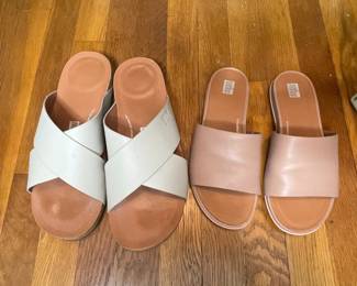 FitFlop Leather Slide Sandals
