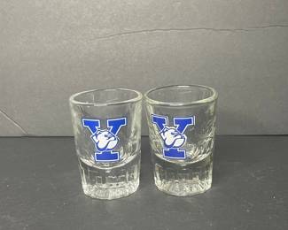 Yale University Bulldog Shot Glasses