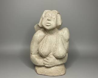 Vintage Figural Stone Bust