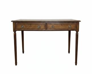 Vintage Federal Style Two-Drawer Writing Table
