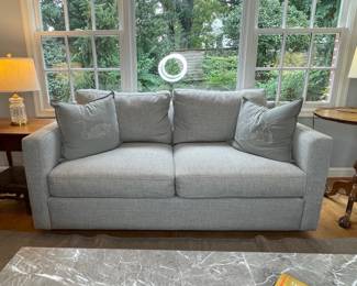 Crate & Barrel Cranbury Upholstered Loveseat