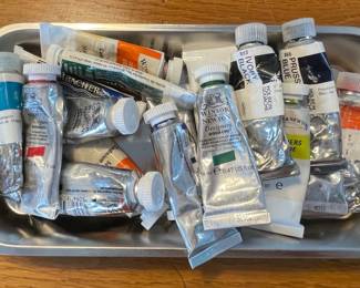 Artist Gouache and Watercolor Paint Tubes