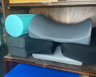 Assorted Fitness and Support Cushions