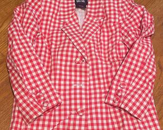 Gap Kids Vintage Gingham Blazer