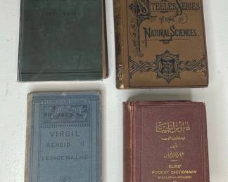 Collection of Vintage Educational and Reference Books