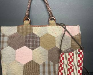Handmade Patchwork Tote and Pouch