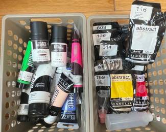 Professional Artist Acrylic Paint and Gouache Collection