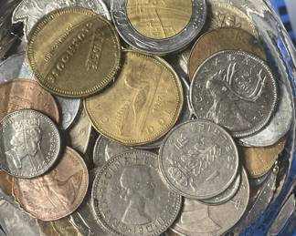 Assorted World Currency Coins