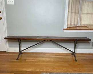 Vintage Industrial Gymnasium Bench