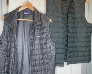 Patagonia Nano Puff Vest and Uniqlo Ultra Light Down Vest