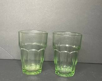Bormioli Rocco Rock Bar Green Glass Tumblers