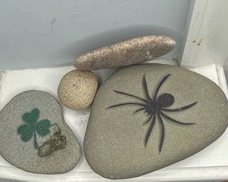 Hand-Painted Decorative Stones