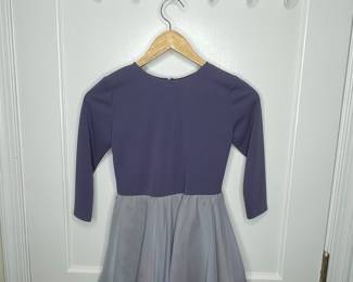 Girls' Long Sleeve Chiffon Skirted Leotard