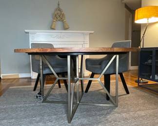 Crate and Barrel Hayes 60" Dining Table